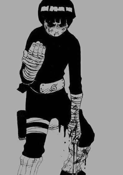 Rock Lee manga panel