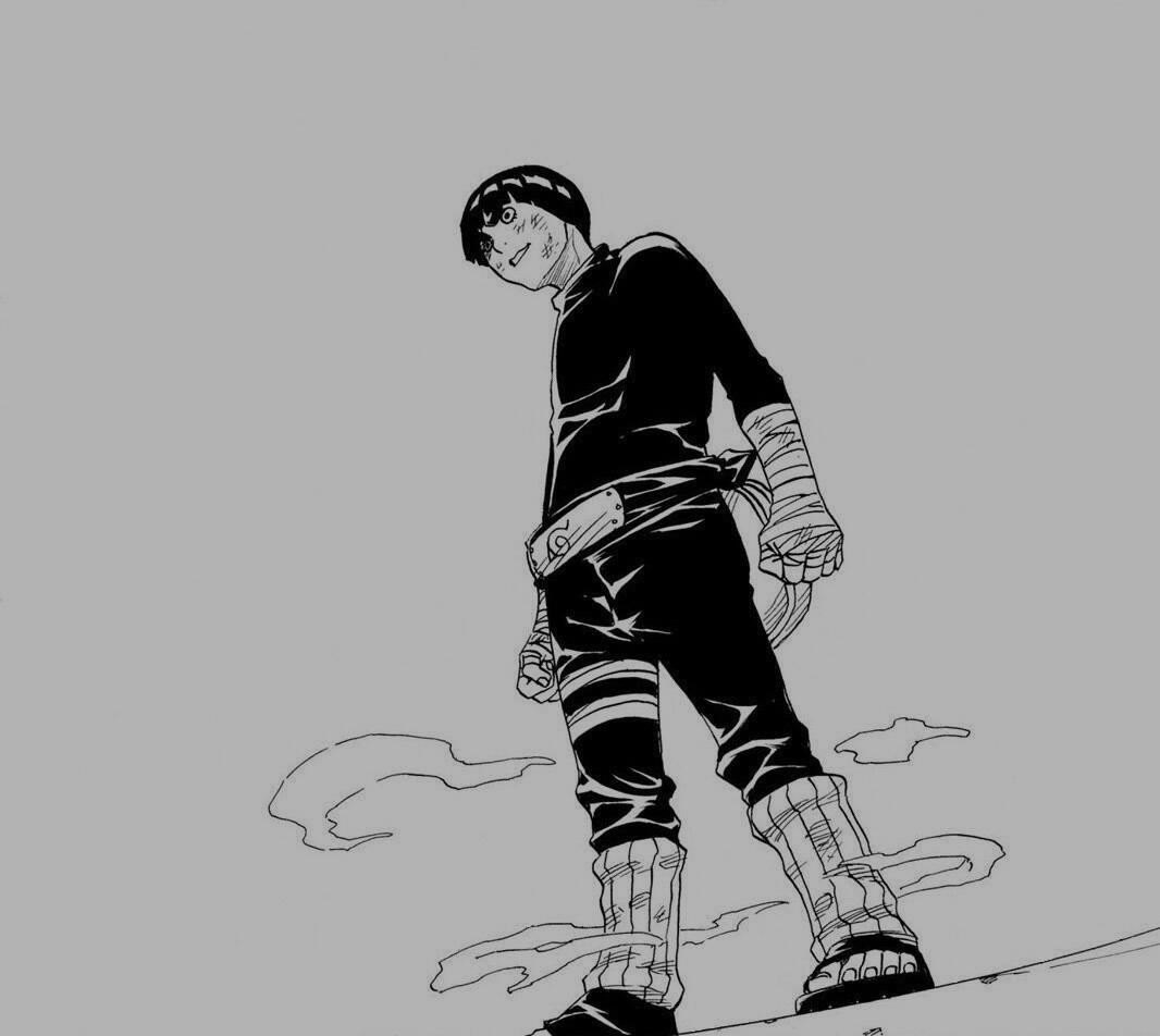 Rock Lee manga panel