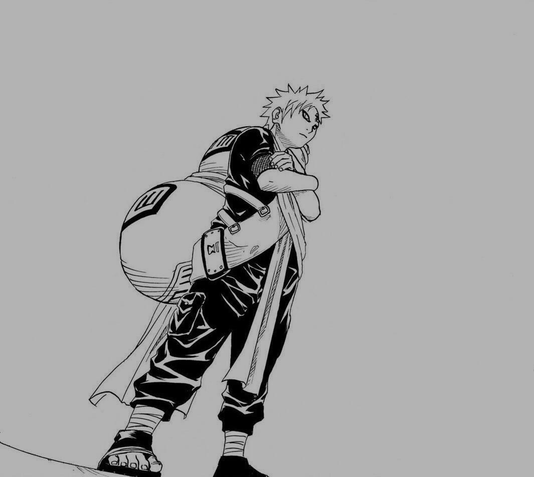 Gaara manga panel